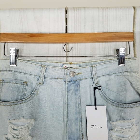 Forever 21 Boho Jean Mini Skirt - Picture 3 of 10